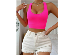 Cropped Tran�ado Pink